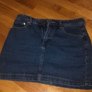 Forever 21 dark wash jean skirt
